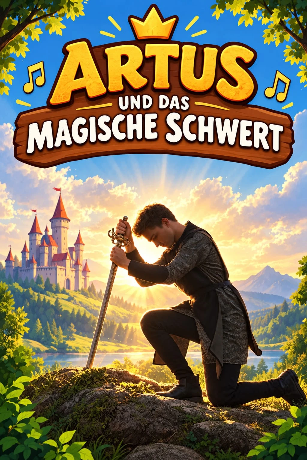 Plakat Artus und das magische Schwert – Kindermusical der Musical Company Nürnberg